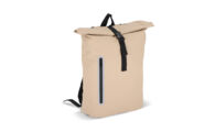 TP-LT95357 ecru _ PU-gecoated rolltop rugzak 20l
