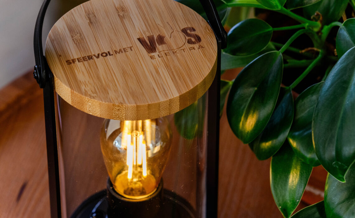 TP-LT93351 Edison bamboe lamp sfeer