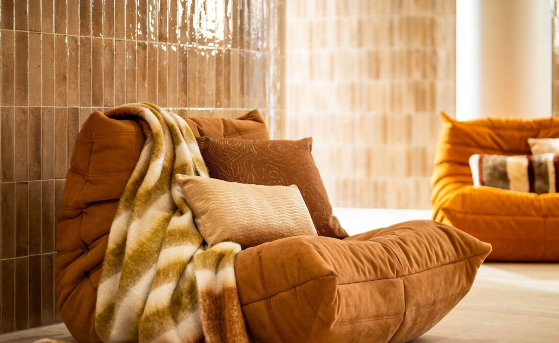 RG-DDL0912302742 Luxe plaid met wol bruin met streep sfeer