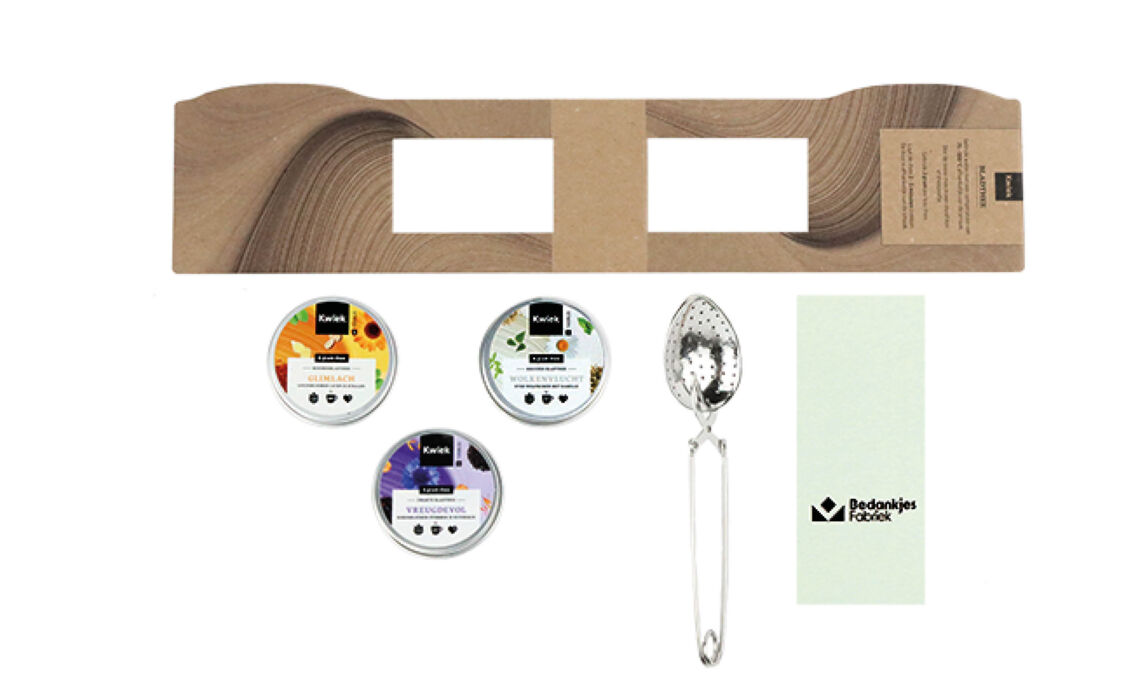 BC-TT3B goede zorg 2 Theetas met 3 blikjes en een thee-ei sfeer