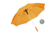 BT-4744-oranje_ Paraplu met witte belijning