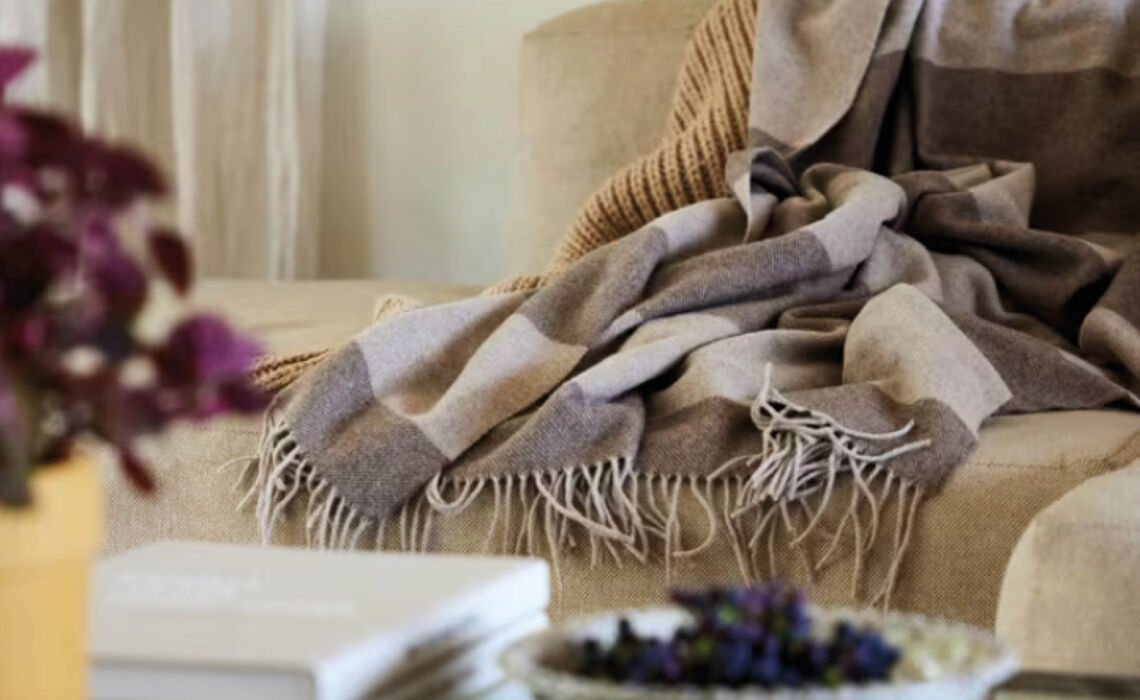 TP-LT52122 Beige Sagaform Ulle deken sfeer