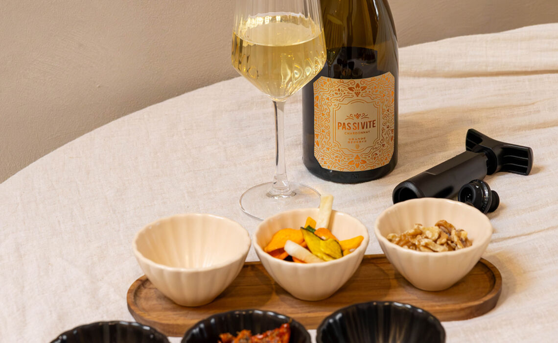 TG-25097 Serveerset met schelp schaaltjes sfeer