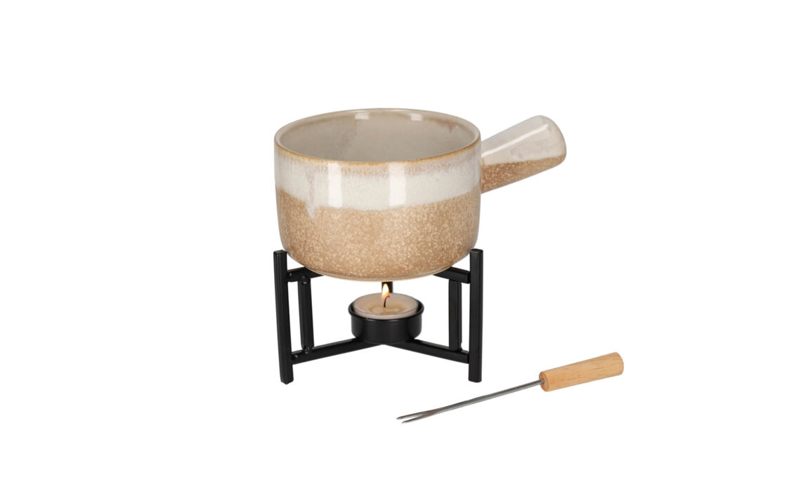 TG-25531 Fondue set beige hoofd