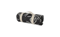 TG-25419_ Picknickkleed palmbomen print zwart