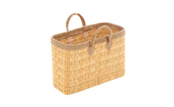 AG-TAS7007_ Rieten tas met jute