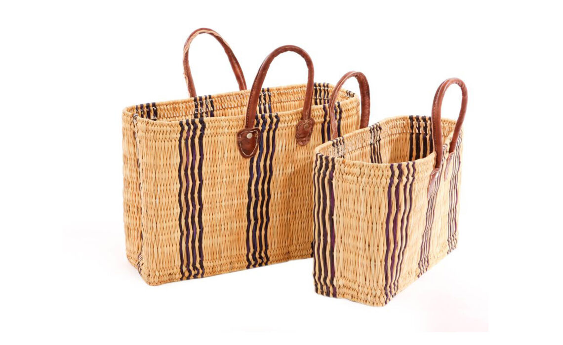 AG-TAS277SG Rieten tas van maisblad sfeer