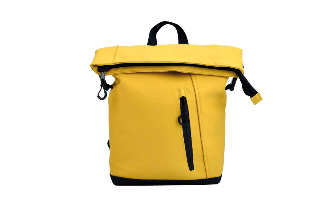 PP-8792GE Matte PU travel rugzak geel - kopie