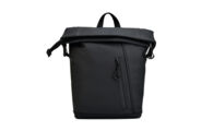PP-8792ZW_ Matte PU travel rugzak zwart