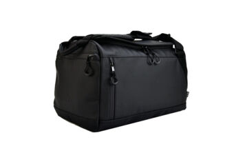 PP-8790ZW Matte PU travel reistas zwart hoofd
