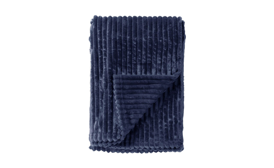 RG-PL-Marthy blauw- Plaid Marthy 140 x 180 cm HOOFD