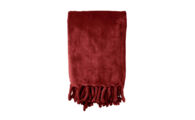 RG-DDL0912301307 bordeauxrood_ Fleece plaid Florijn