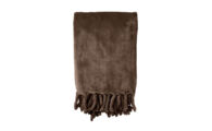 RG-DDL0912301307 donkerbruin_ Fleece plaid Florijn