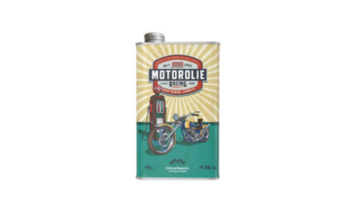 CO-21002 blauwe chopper Motorolie drop-honing likoretto hoofd