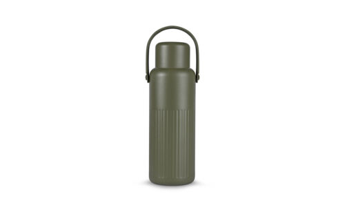 TP- LT52136 groen - Thermosfles Theo 1 liter hoofd