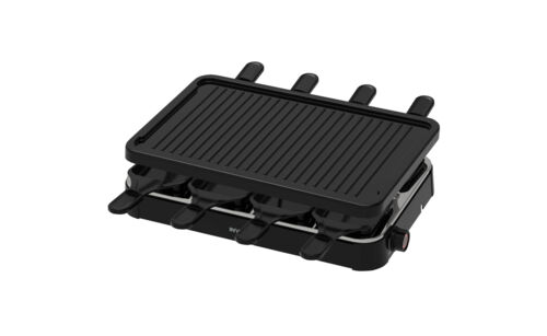 IV-GR803B_ Gourmetset 8 personen zwart