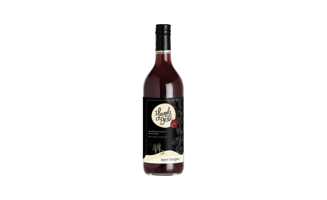LT-352400_ 's Landsbeste Bordeauxfles Appel-Stoofpeer 0,75 liter
