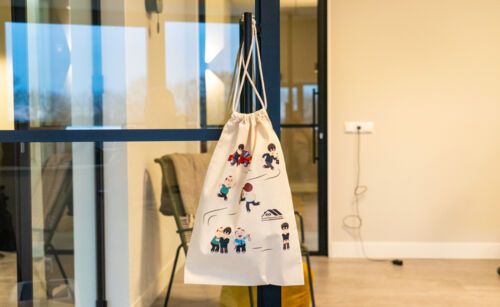 TP-95238- Katoenen geschenkbuidel sfeer