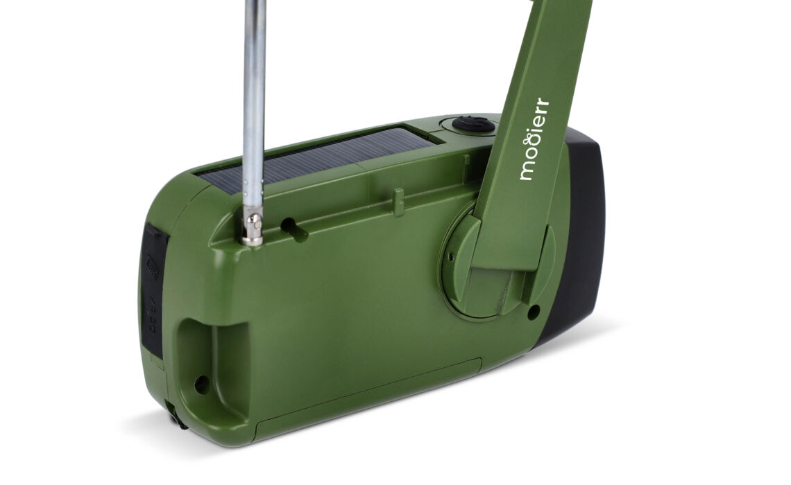 TP-LT95607 groen Noodradio met zonne-energie SFEER 1