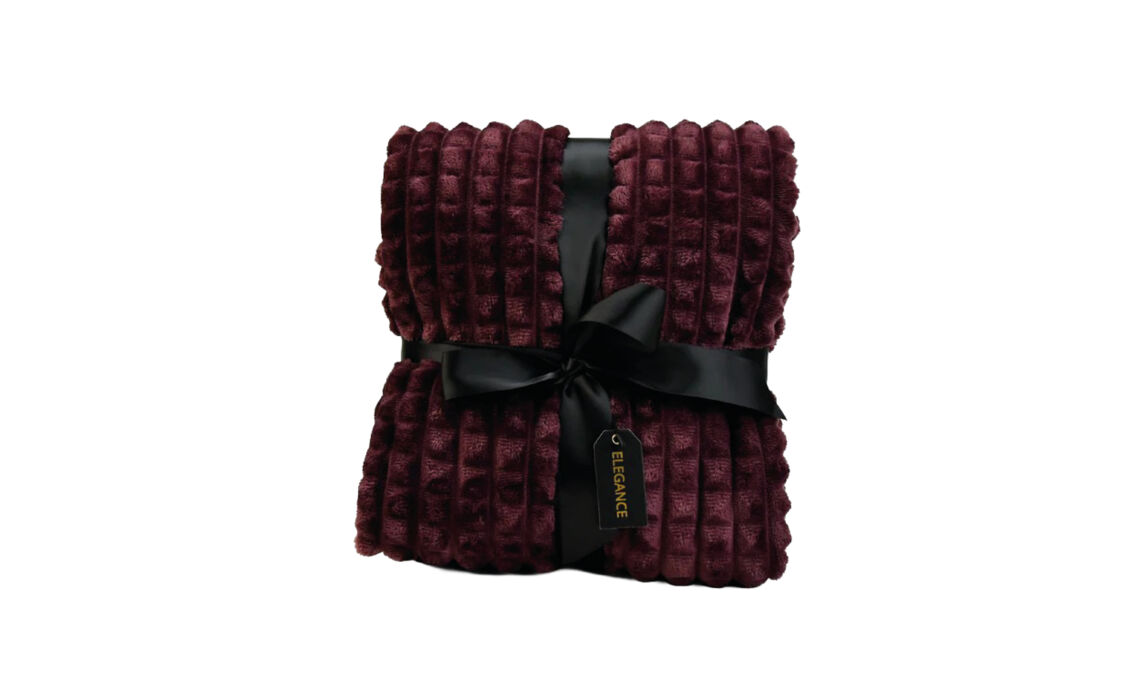 PP-8747 Plaid verpakt met strik HOOFD