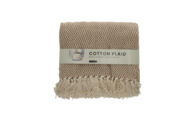 TG-93022_ Cotton plaid visgraat taupe