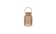 TG-25473_ Solar lantaarn rotan bruin