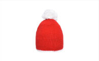 BT-MB7964_ Muts met pompon Rood-Wit