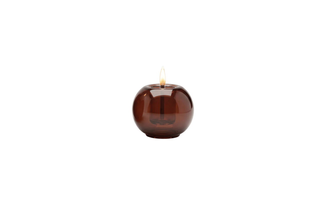 TE-TF-600936- Kaars Globus amber HOOFD