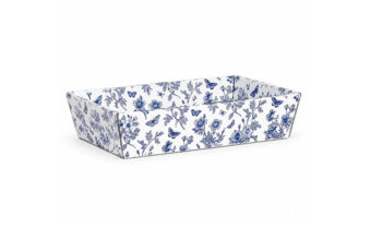 TH-FL124M_ Decoratieve mand karton blauw