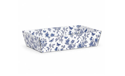 TH-FL124M_ Decoratieve mand karton blauw