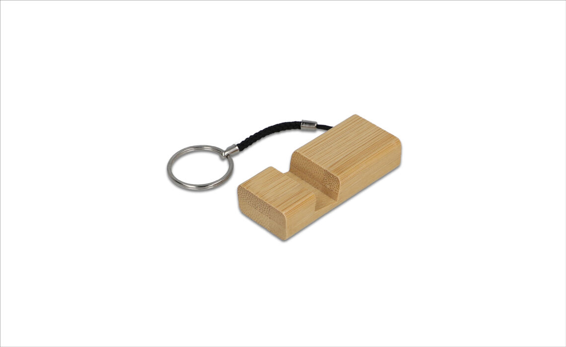 TP- LT99719_ Bamboe telefoonhouder sleutelhanger