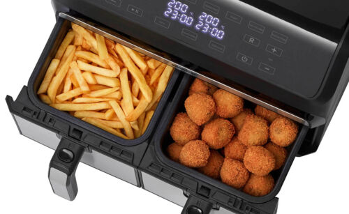 IV-GF800HLD Hetelucht friteuse dubbel 1700 watt 1