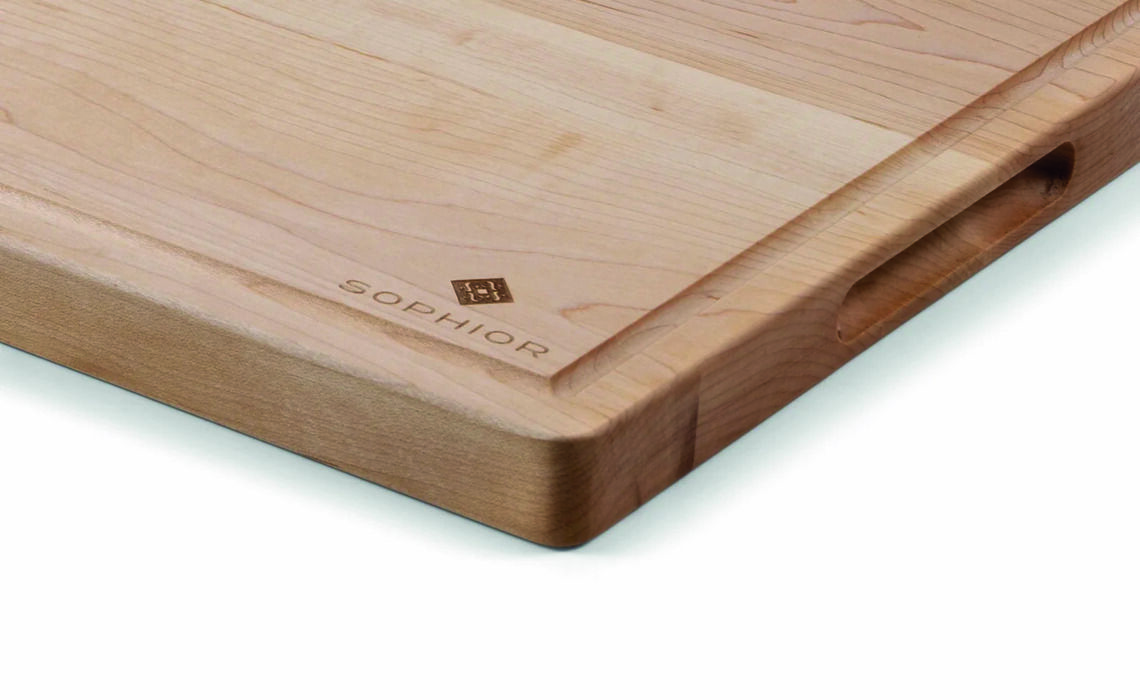 SOP-Esdoorn42cm Sophior snijplank esdoorn 42 cm detail