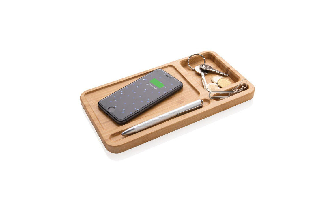 Bamboe desk organizer detail