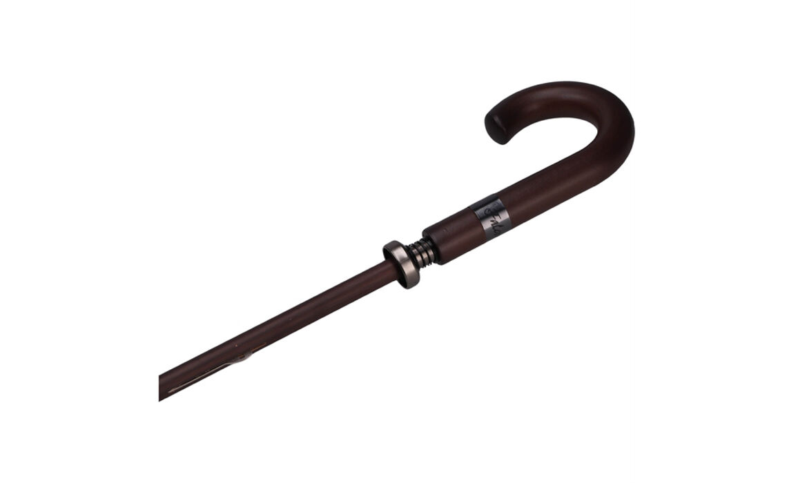 Golfparaplu met bruine details 2