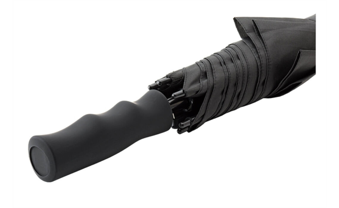 Golfparaplu met bruine details 2