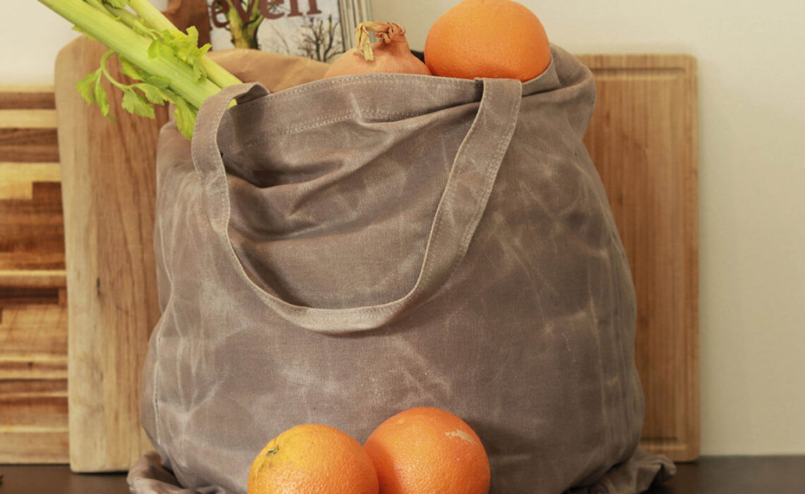 Wax canvas tas sfeer