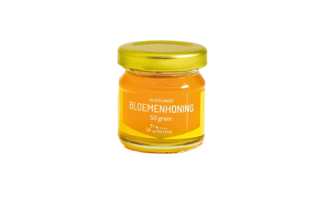 WB-Nederlandse-bloemenhoning-50-gram_ Nederlandse bloemenhoning 50 gram