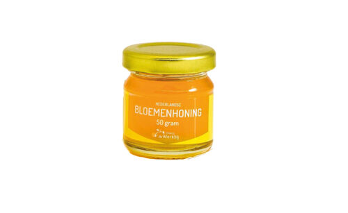 WB-Nederlandse-bloemenhoning-50-gram_ Nederlandse bloemenhoning 50 gram