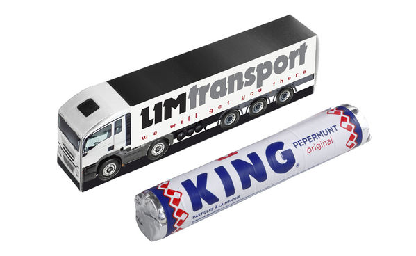 mini truck met rol king pepermunt