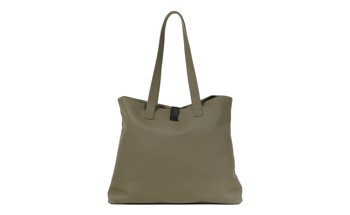 Dull pu leren shopper 1