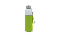 TP-98822 groen_ Waterfles glas met sleeve