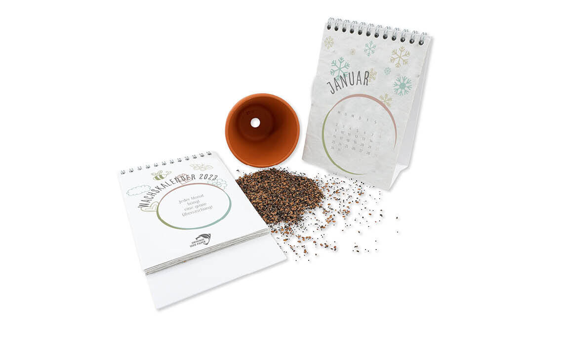 CT-Zaadpapier kalender