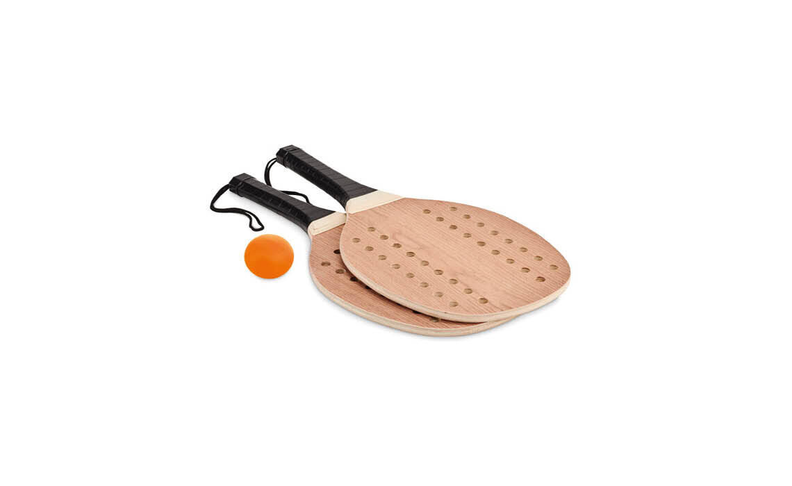 MD-6846-40 rozenhout strand tennis set 2