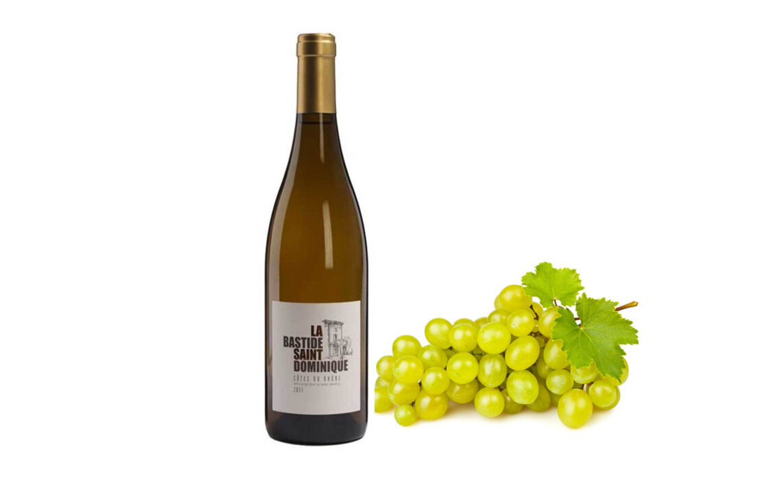 AN-BD0122_ Witte wijn, A.O.C. Côtes du Rhône blanc 2022