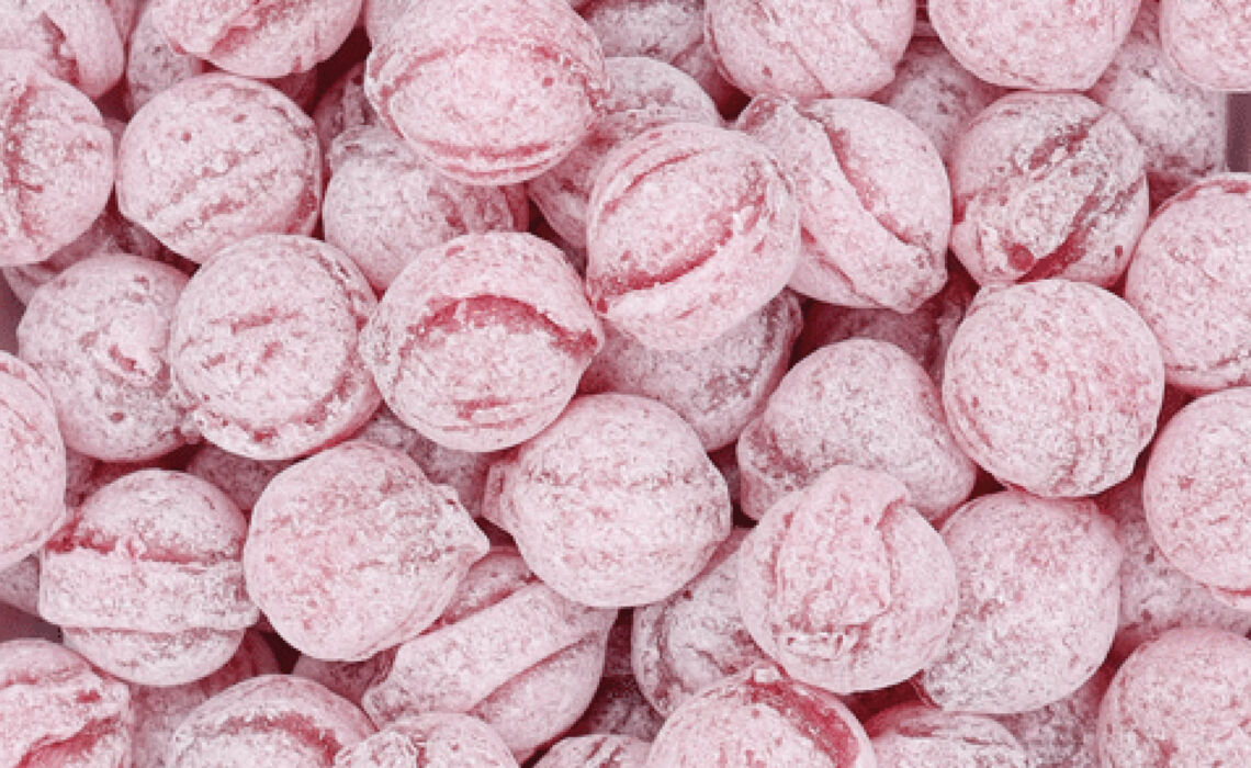 VW-0410350 cranberry Zuurtjes in glazen potje sfeer