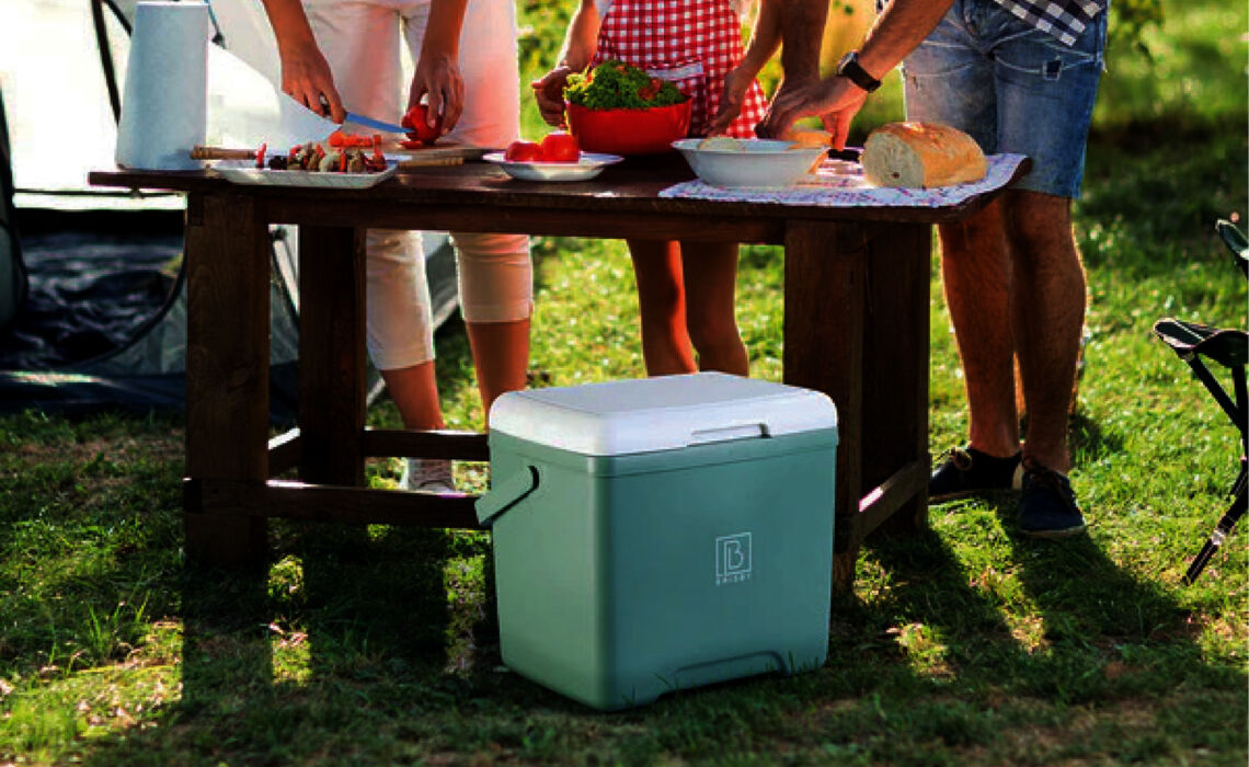 BBY-40695 Brisby koelbox 13 liter blauw sfeer