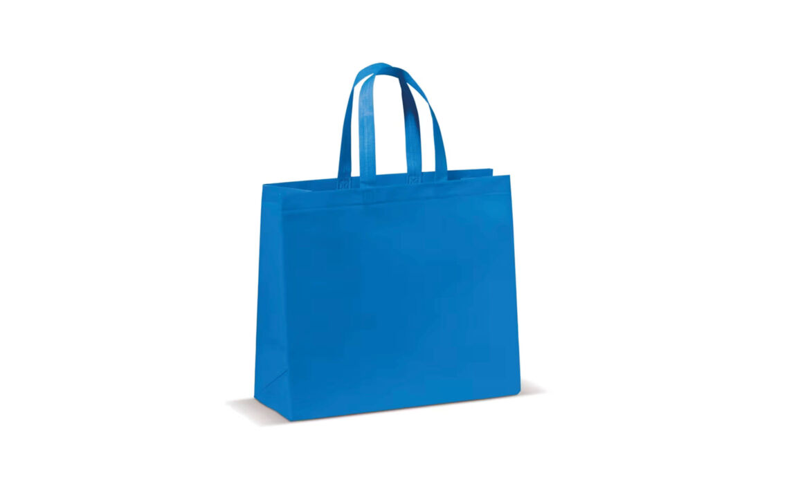 TP-95111 lichtblauw Shopper non woven HOOFD
