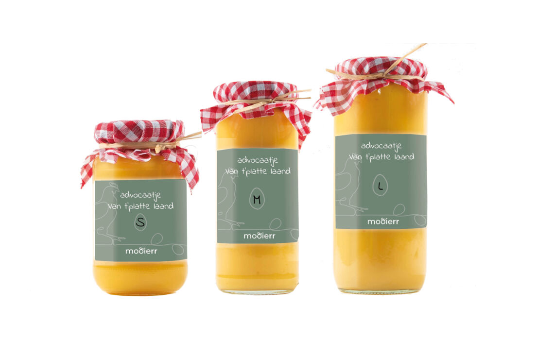 VW-Kaatje advocaat in glazen pot s m l