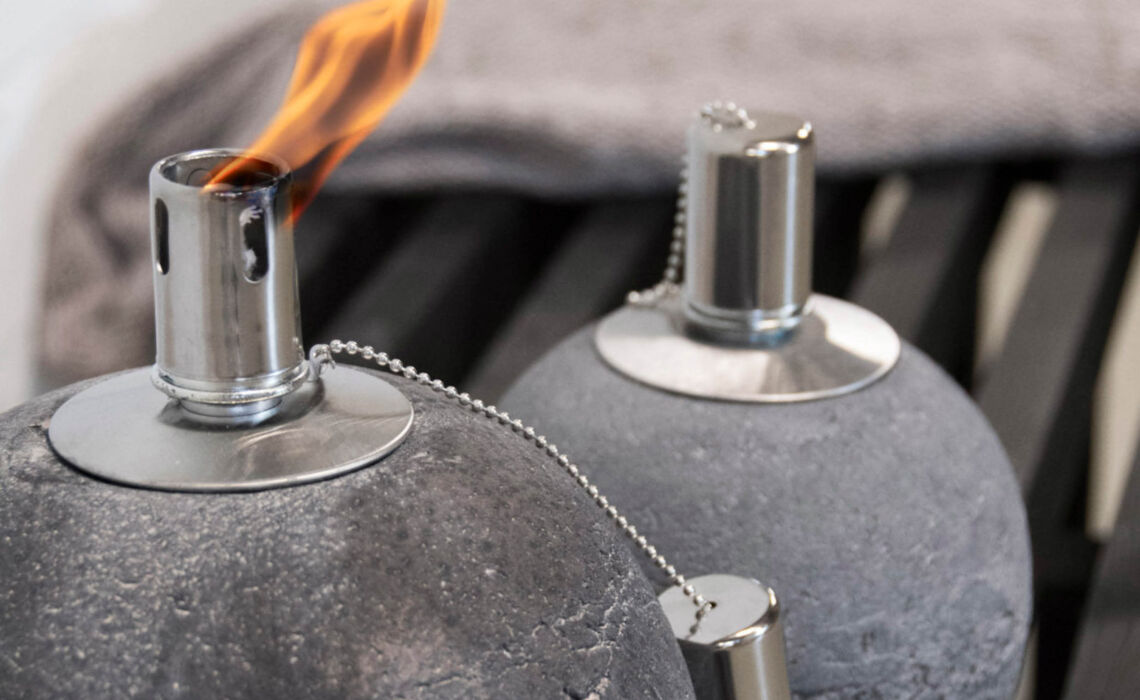 ED-FF416 Olielamp beton S sfeer